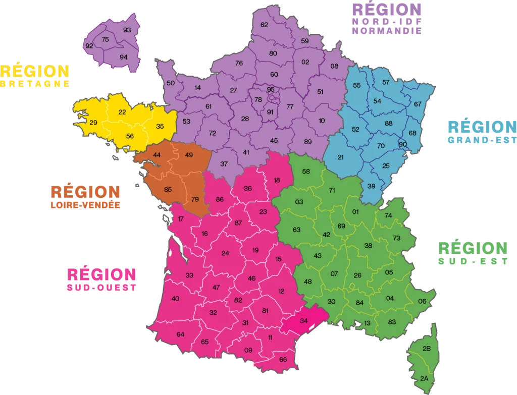 ABET France Carte Commerciale 2026