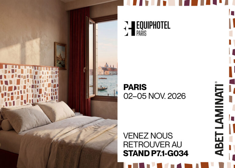 Abet Laminati est à EquipHotel Paris 2026.​